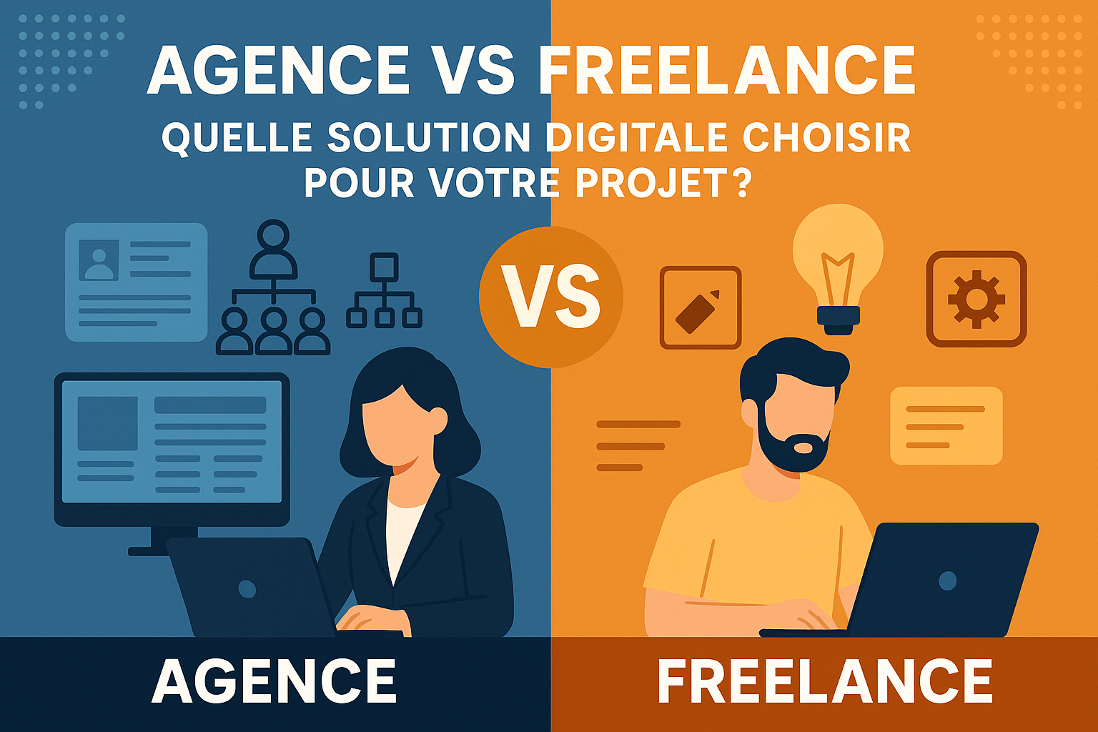 Agence vs Freelance : Quelle solution digitale choisir pour votre projet ?