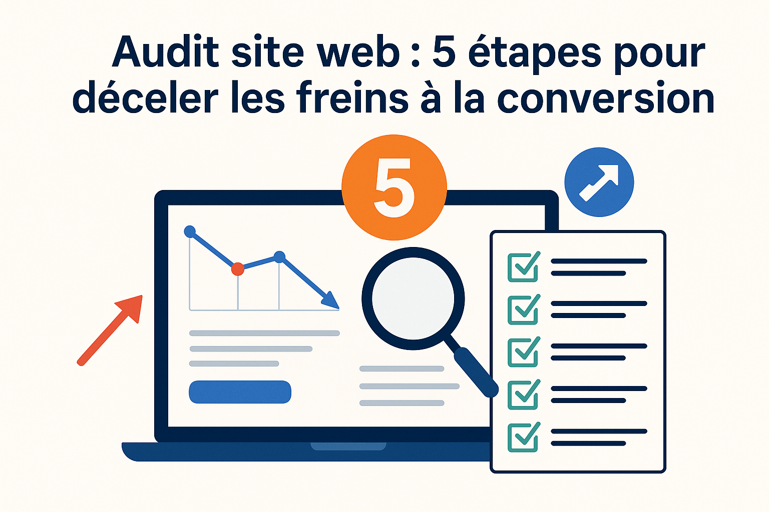 Audit site web : 5 étapes pour déceler les freins à la conversion