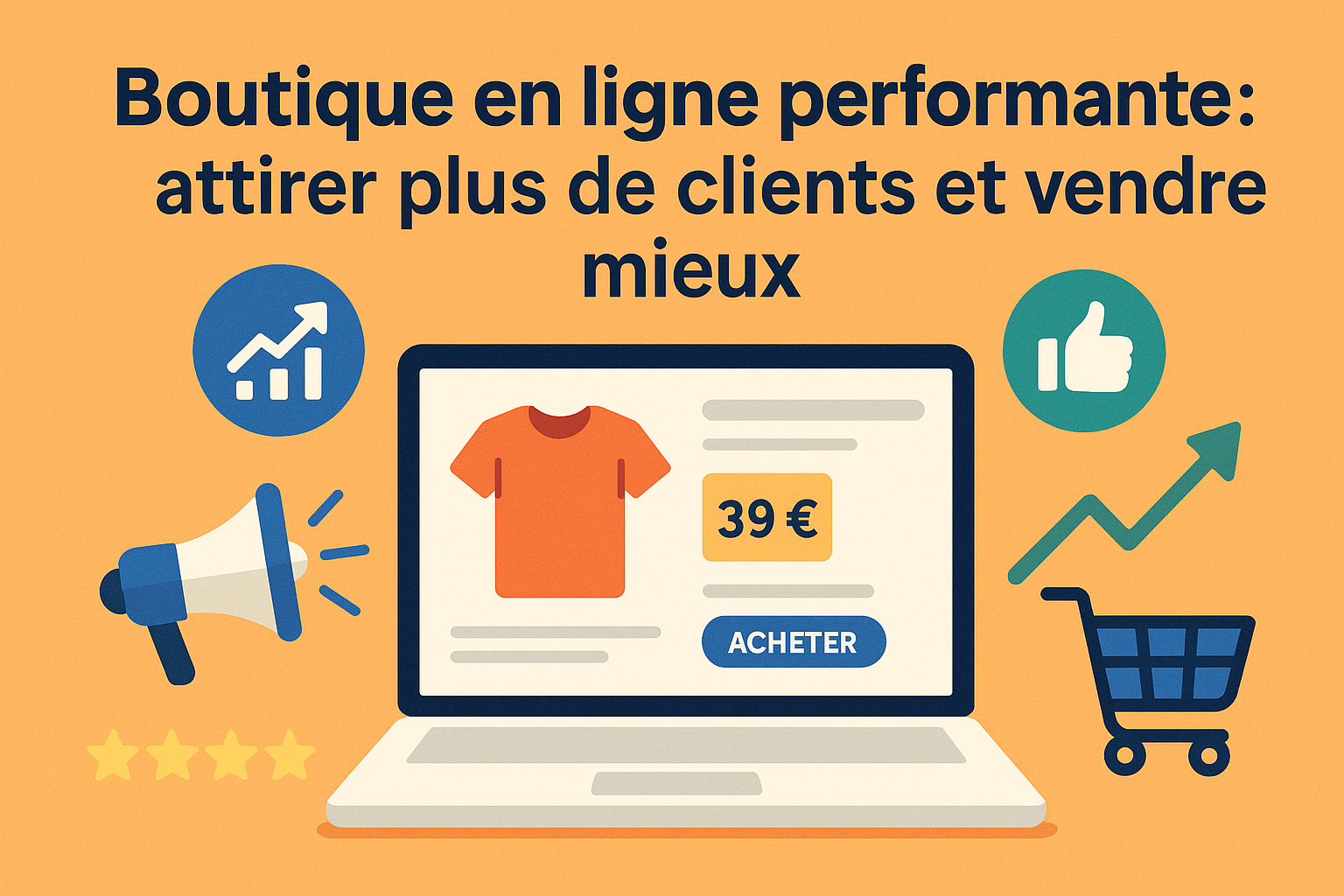Boutique en ligne performante : attirer plus de clients et vendre mieux