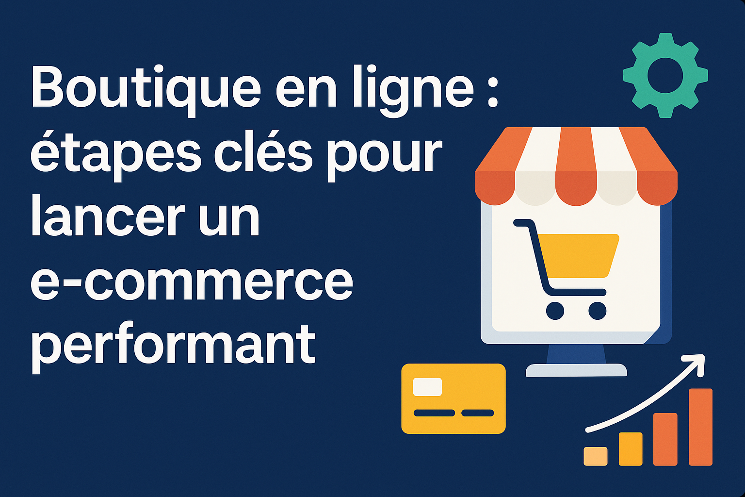 Boutique en ligne : étapes clés pour lancer un e‑commerce performant