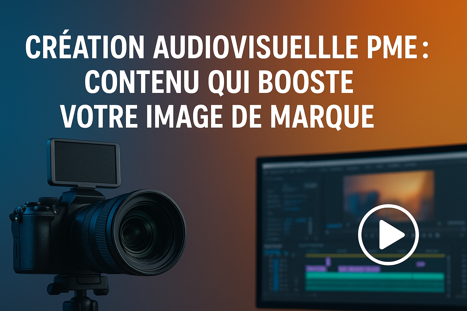 Création audiovisuelle PME : contenu qui booste votre image de marque