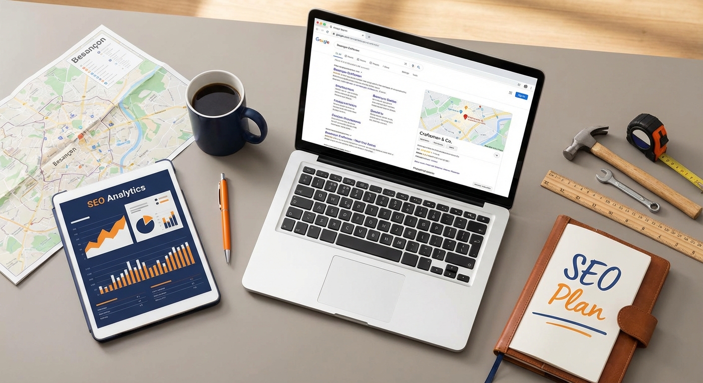 7 erreurs SEO qui tuent les artisans à Besançon