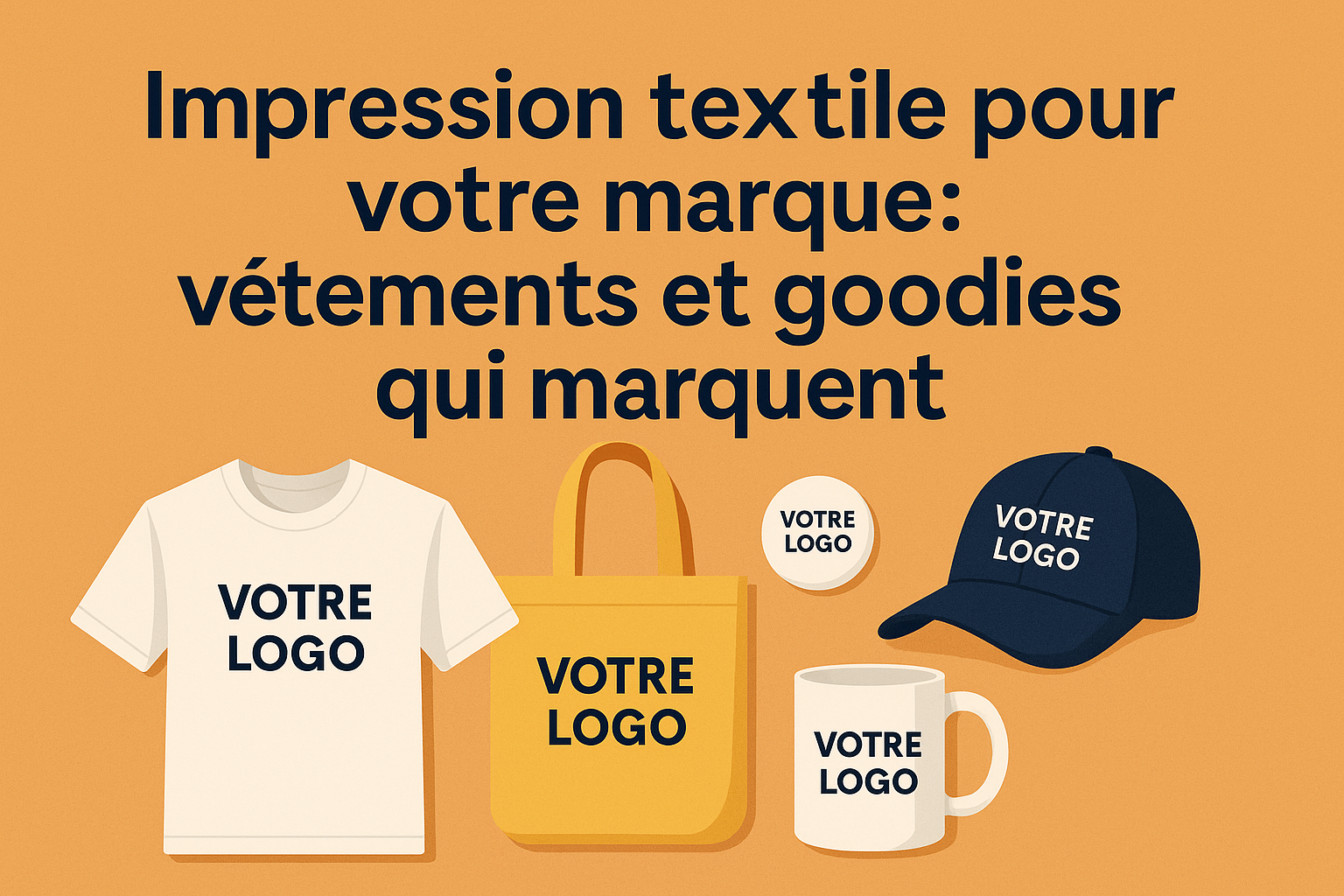 Impression textile pour votre marque : vêtements et goodies qui marquent