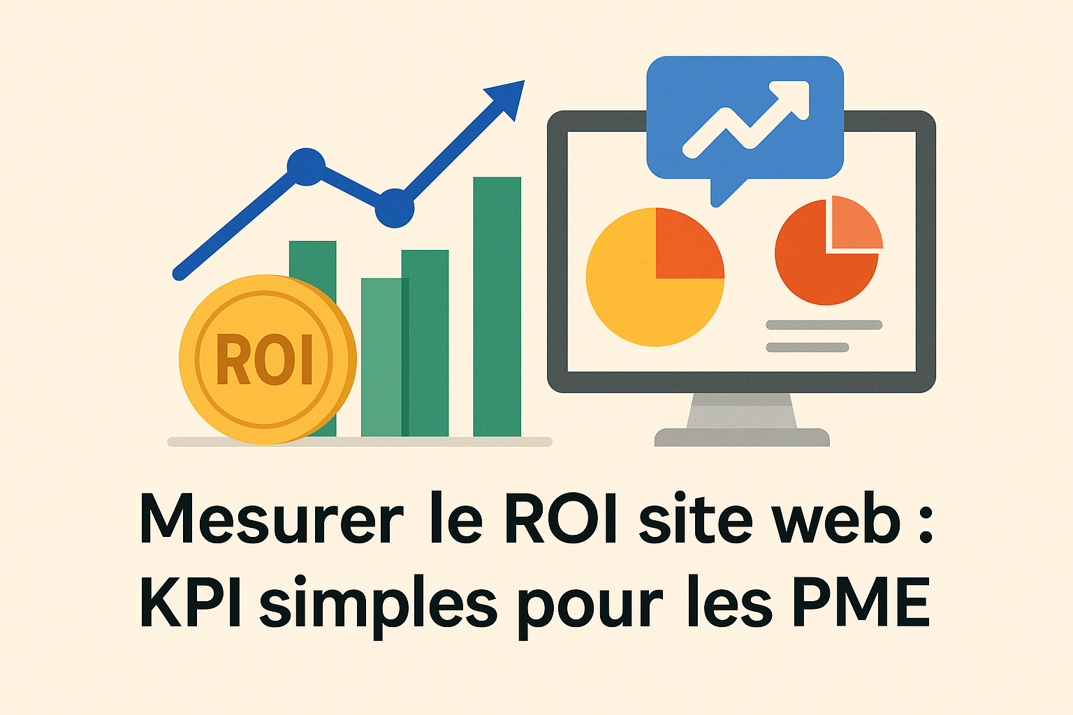 Mesurer le ROI site web : KPI simples pour les PME