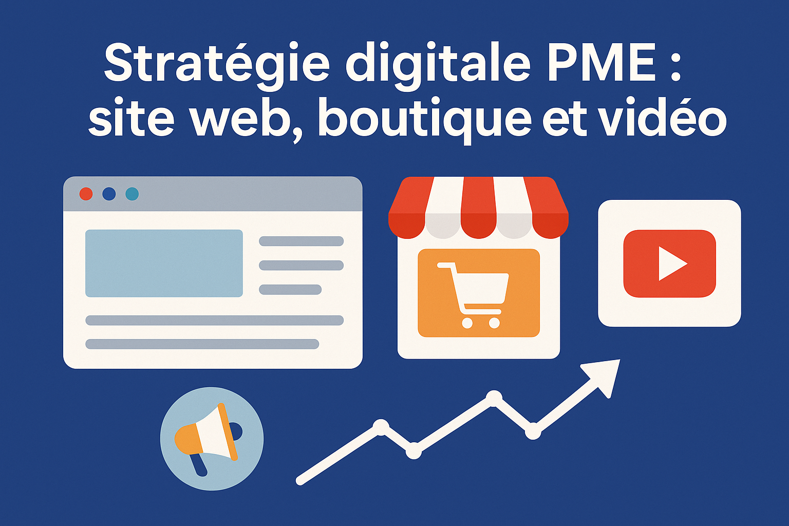 Stratégie digitale PME : site web, boutique et vidéo