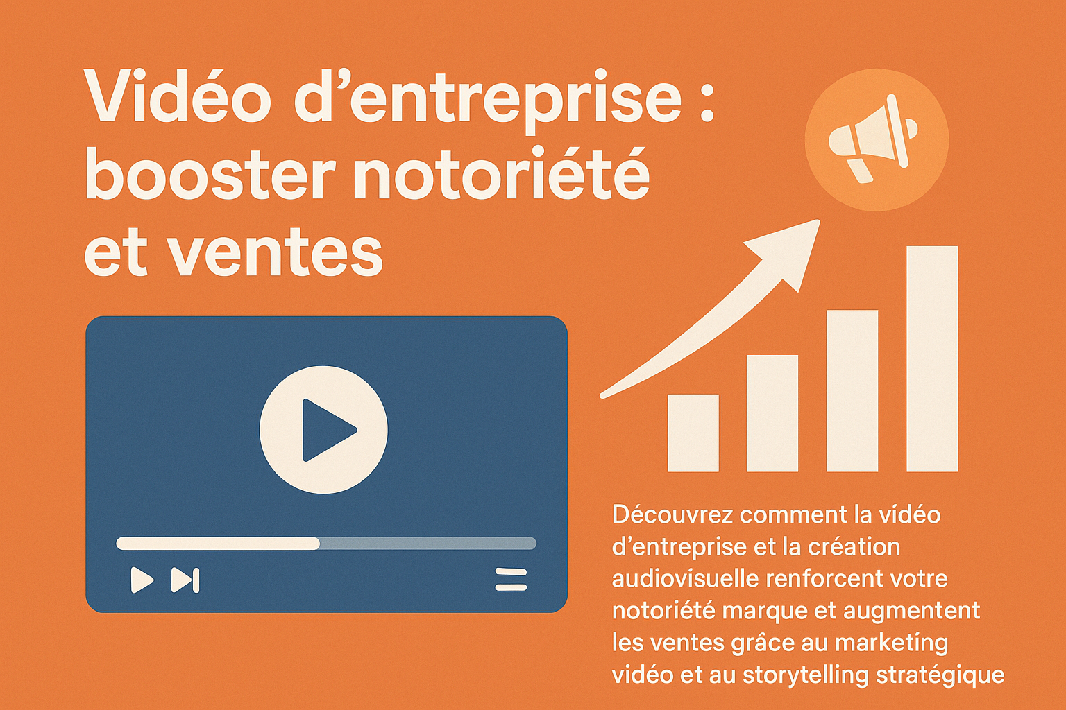 Vidéo d'entreprise : booster notoriété et ventes
