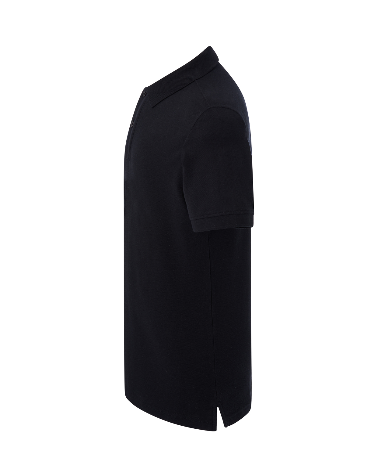 Polo JHK PORA210 Noir profil