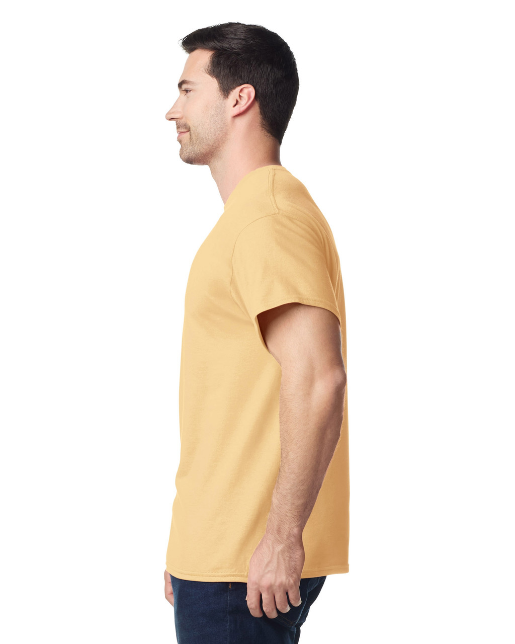 T-shirt Gildan 5000 Gris sport dos