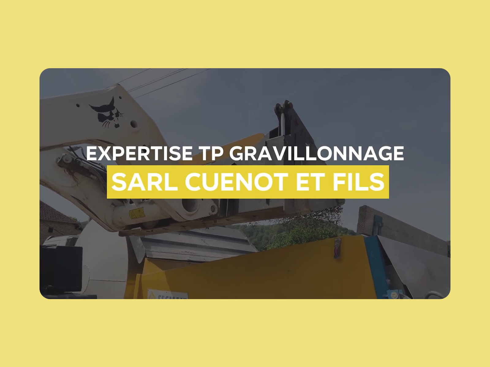 Projet Vidéo - Cuenot & Fils : Gravillonage